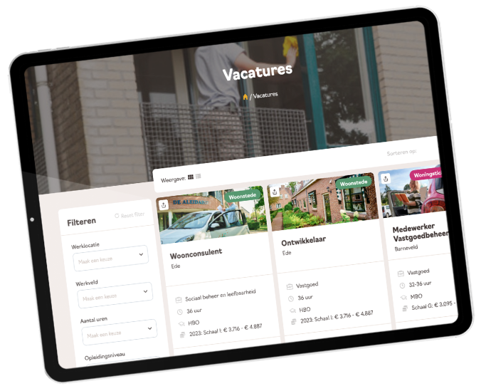 Banenplatform JouwWoonBaan Code Blauw