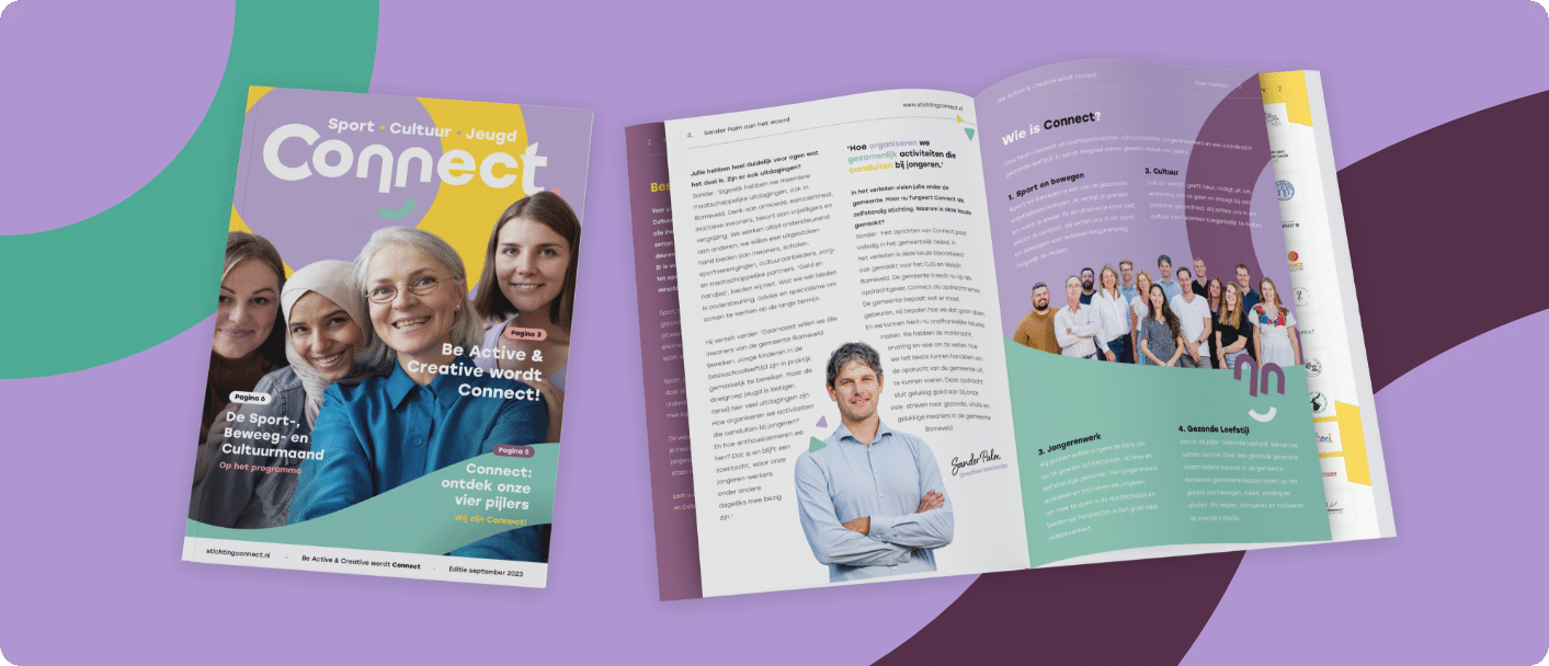 Magazine laten maken zoals Connect