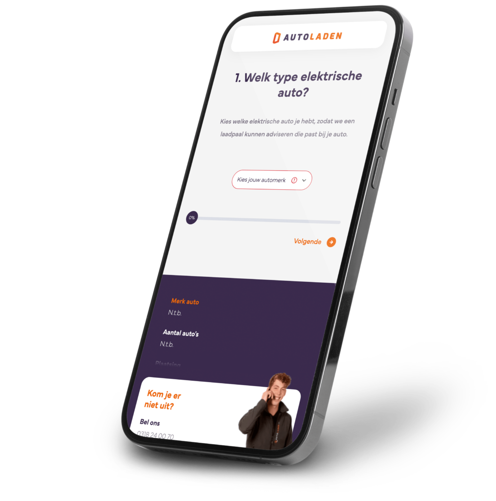 Autoladen berekenen laadpaal website