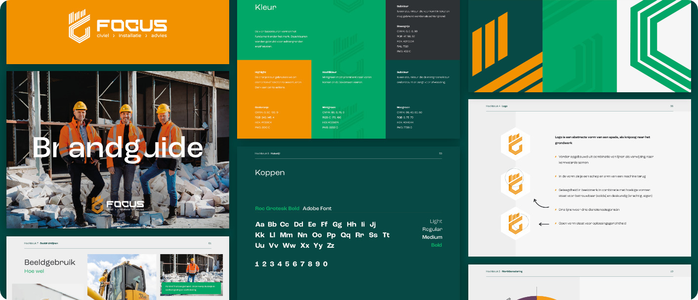 Brandguide positionering visual design
