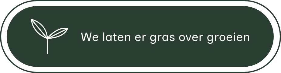 Huisstijl button GROENtuinen "We laten er gras over groeien"