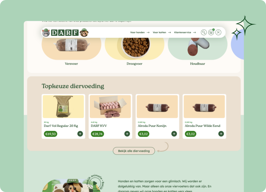 Darf.nl case webdevelopment