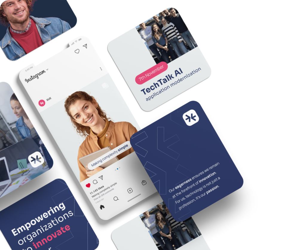 Ontwerp van social media posts voor SUE