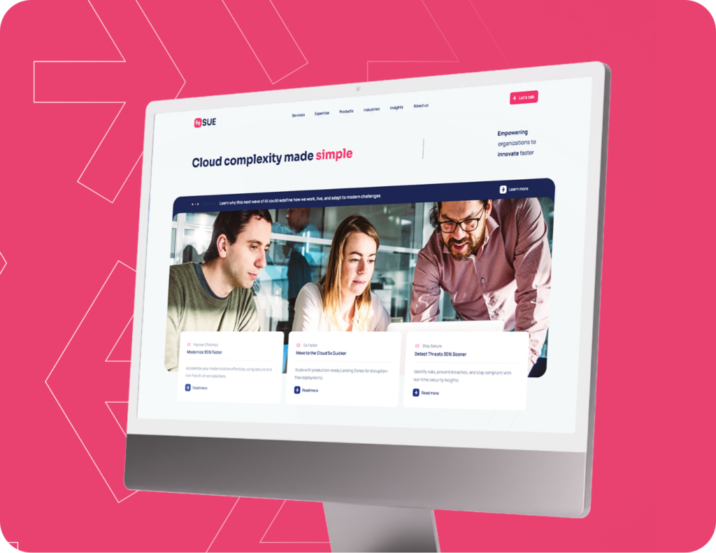 Webddesign en development voor SUE