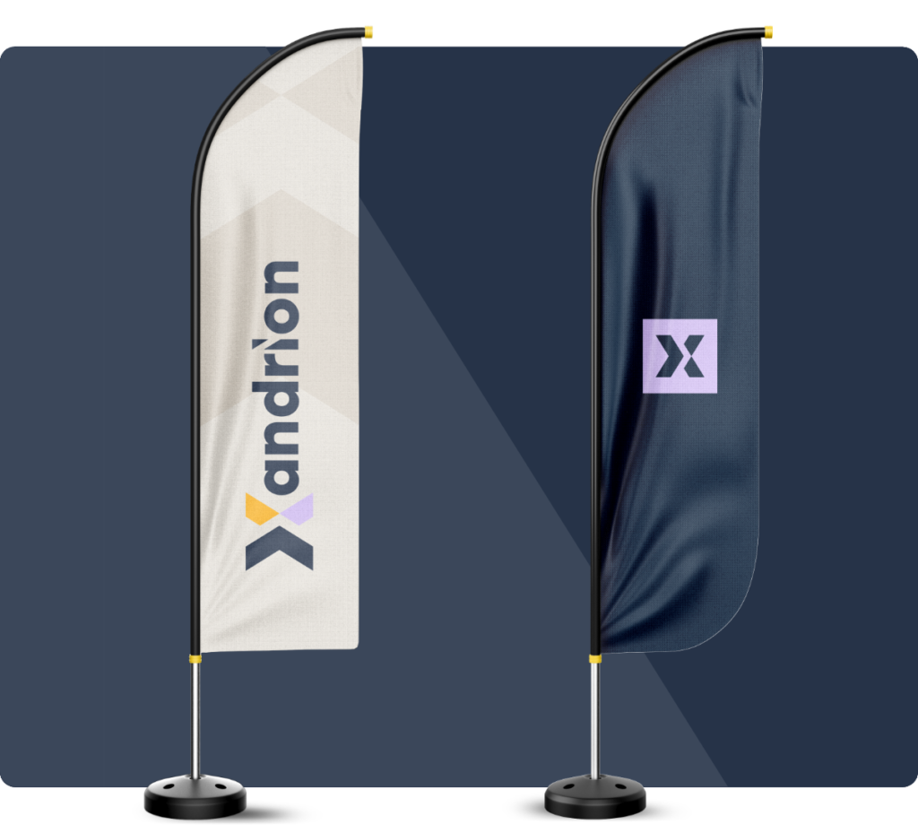 Vlag met logo laten maken zoals Xandrion