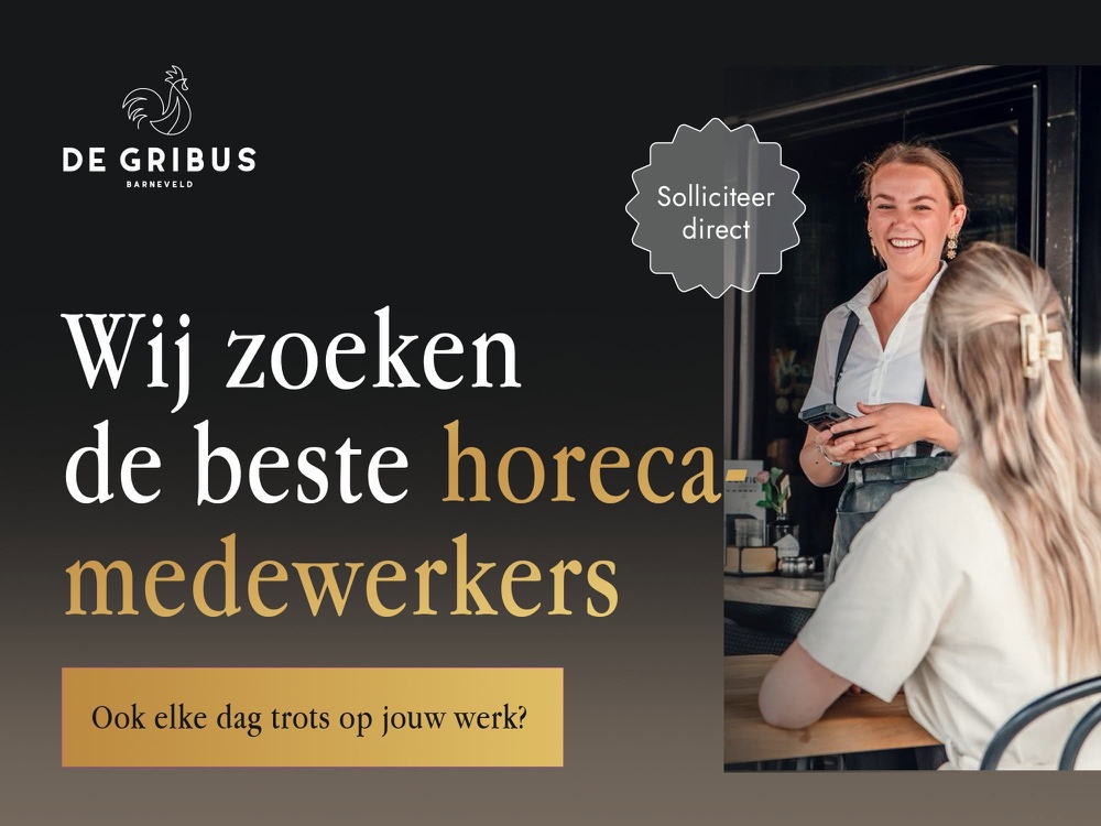 Vacaturemarketing door Code Blauw voor De Gribus