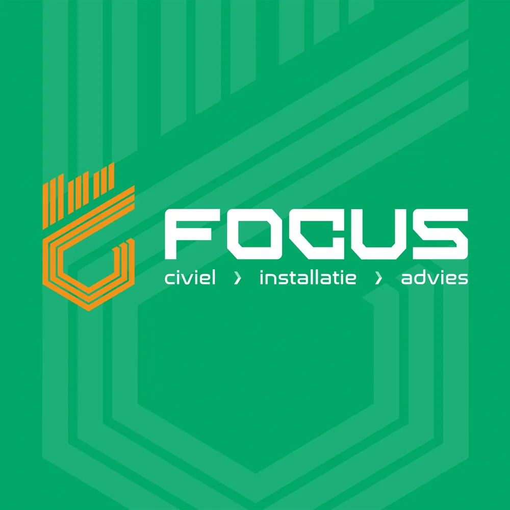 Logo-ontwerp door Code Blauw voor Focus BV