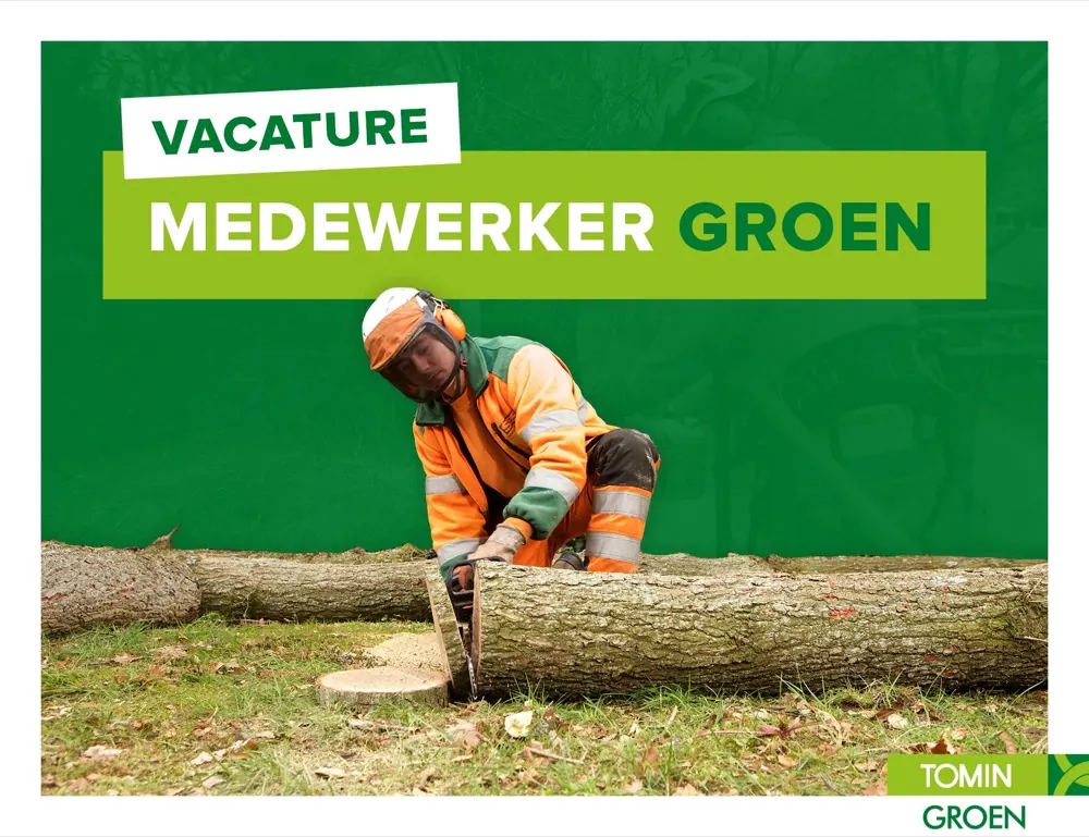 Vacaturemarketing door Code Blauw voor Tomin Groep: medewerker groen